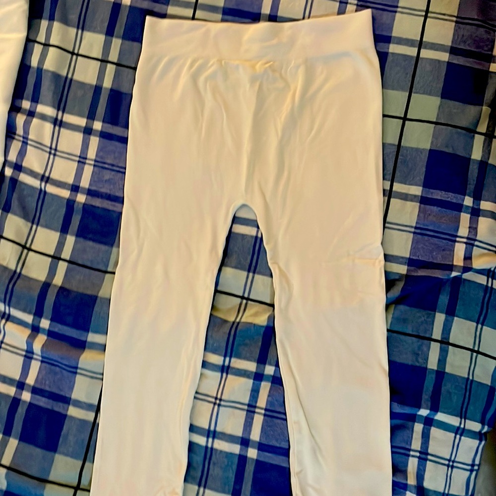 White leggings